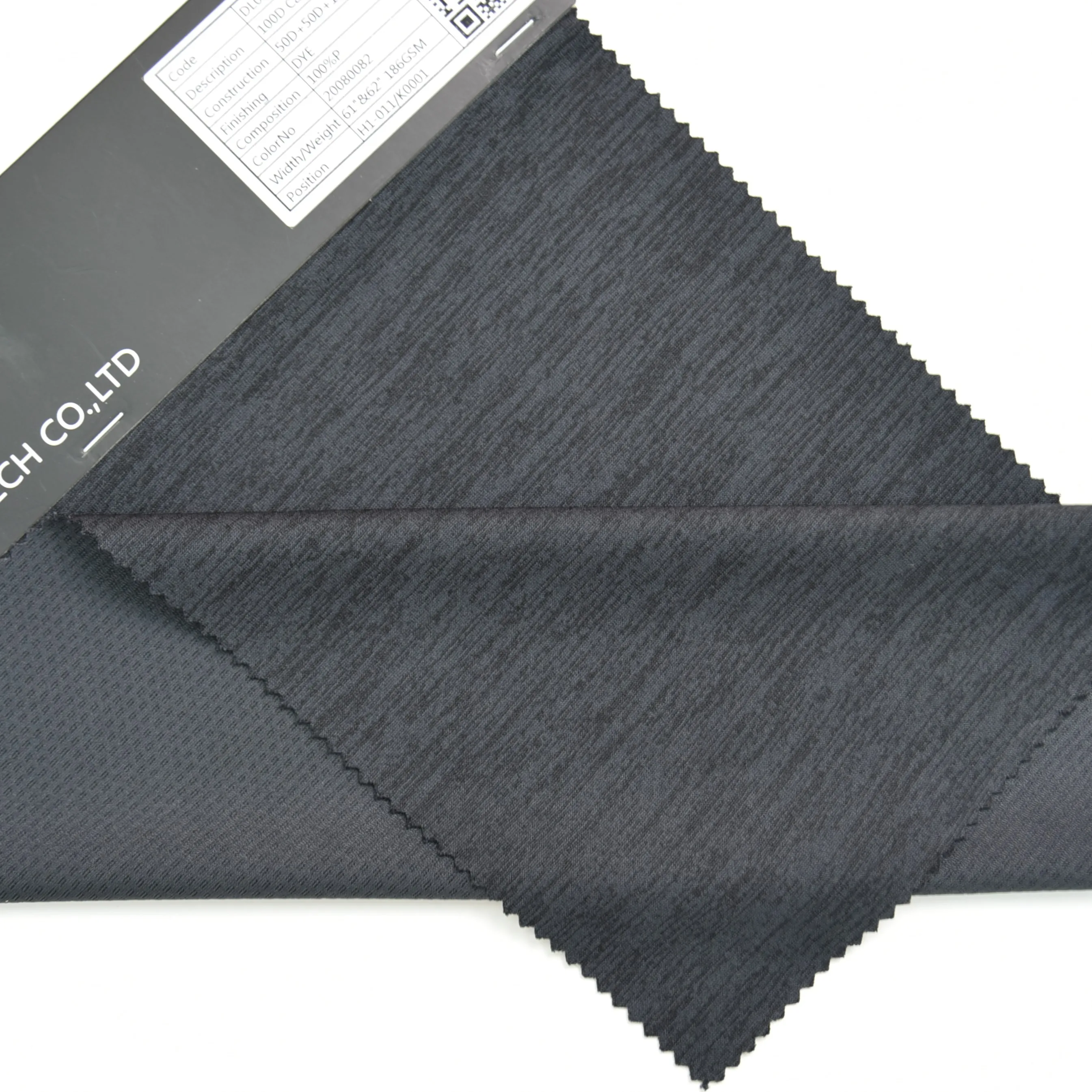 
100D Cation Waffle Cloth Fabric Yoga Fabric Cheap Price High Quality Black Dobby Knit Microfiber Fabric 100% Polyester DYE 100%P 