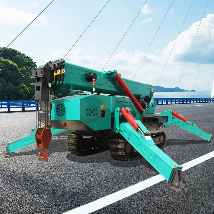 Tonlita Remote Control 12ton 10ton spider crane telescopic cranes mini crawler crane foldable lifting 8 ton 5 ton best price