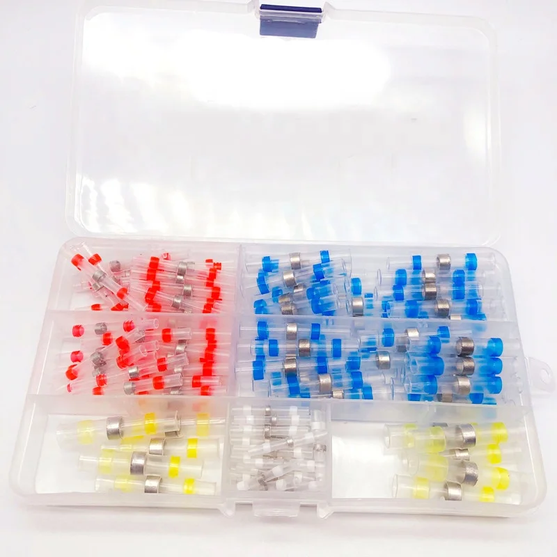 150 шт. сварочная проволока части соединителя термоусадочная сварные конца морской изолированный разъем комплект для транспортных