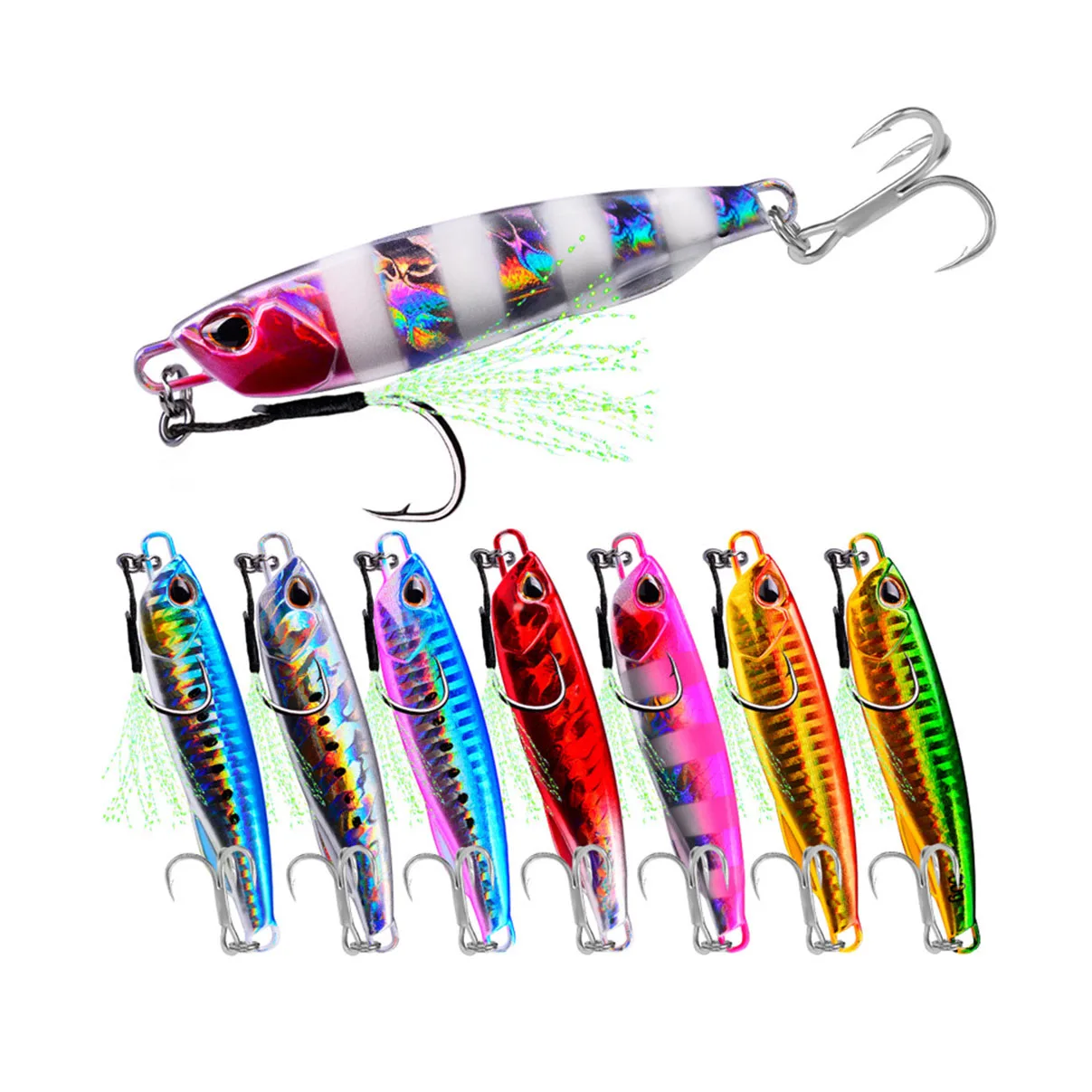 Wholesale Price Saltwater Freshwater Fishing Squid Metal 30G 40G 60G Jigg Lure Artificial Hard Bait
