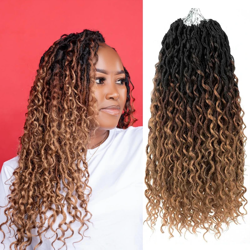 wholesale river locs Kenya crochet braid hair goddess locs Boho crochet hair