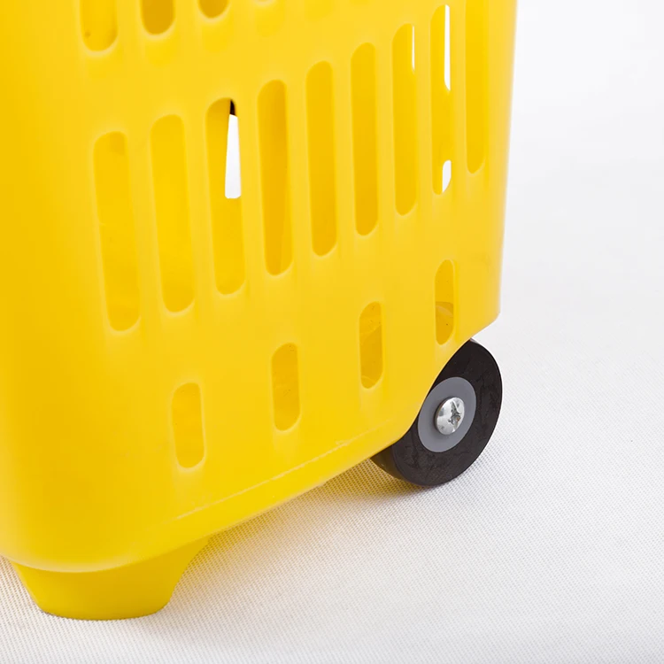 Plastic Shopping Basket supermarket plastic handle shopping basket