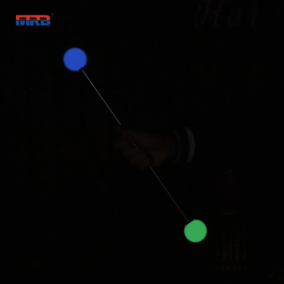 2024 New  acrylic transparent  fire devil stick  glow contact juggling sticks