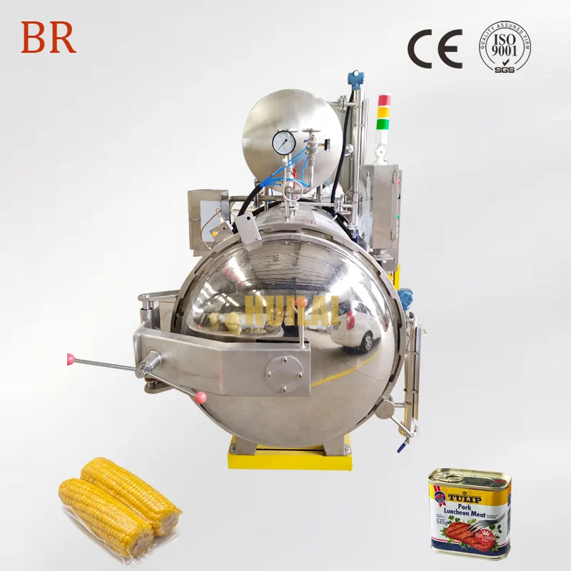 industrial food sterilizer autoclave water spray retort machine price