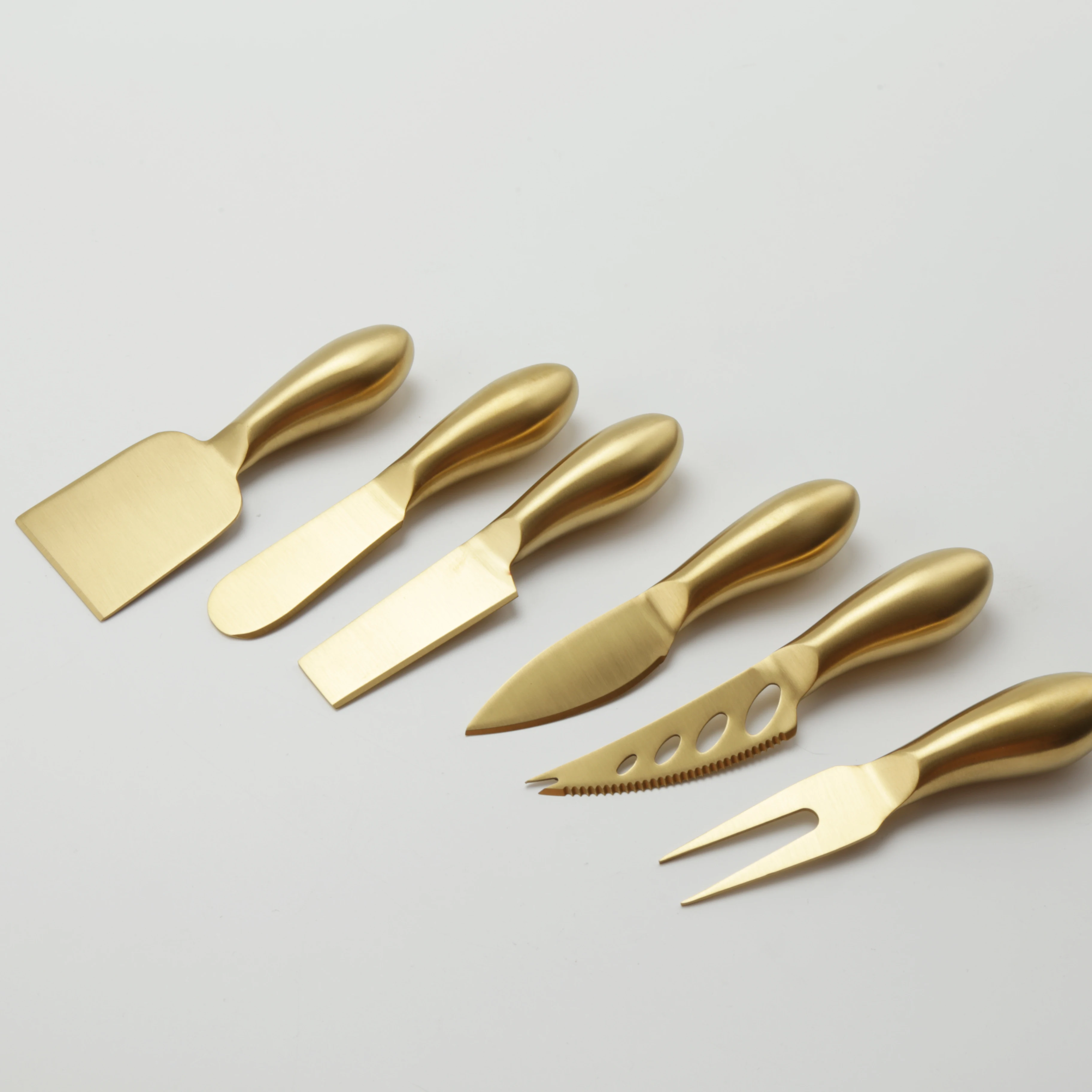 Hot sale stainless steel gold cheese knife tools kitchen gadgets cheese cutter butter knife
