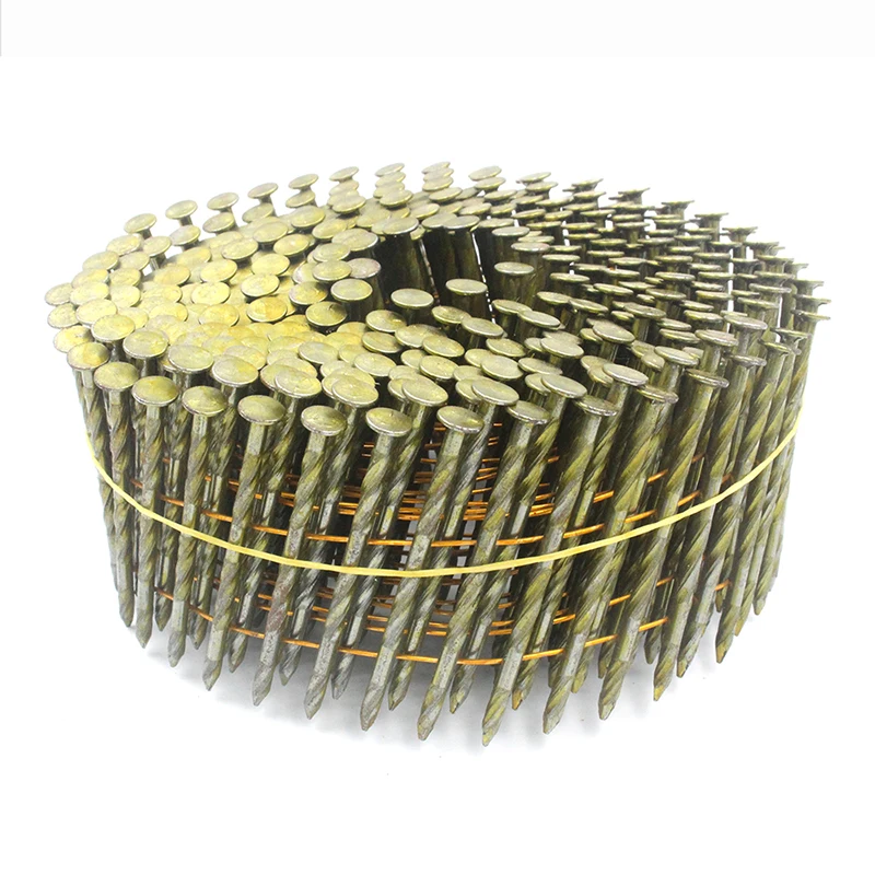 15 degree Vinyl Coated Pallet Coil Nails 2*0.099