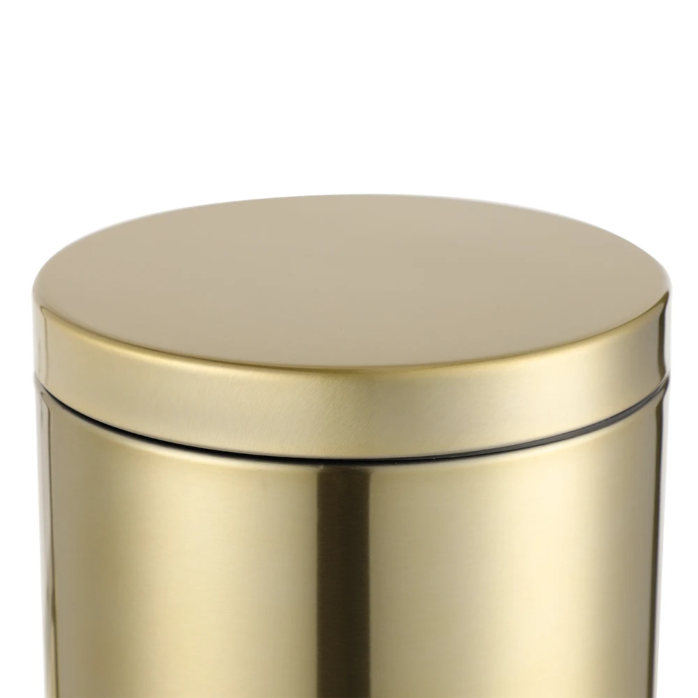 Rust-proof anti-rusting stainless steel gold brass toilet bowl brush for toilet bathroom