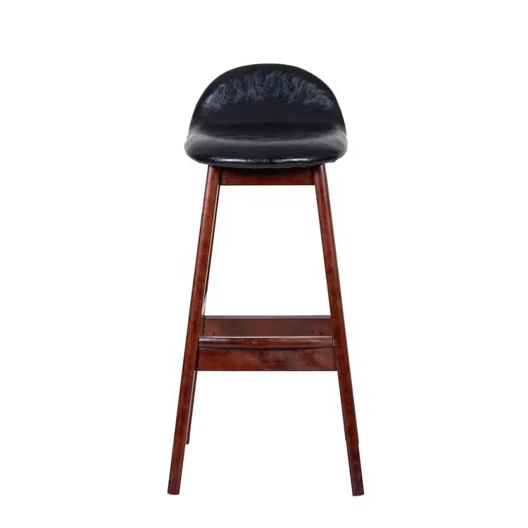 Wholesale PU kitchen bar stool pub high bucket round counter dining chair