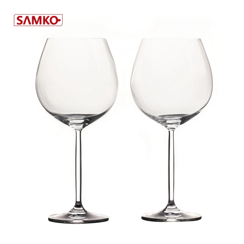 
650ml amazon top Wedding Glassware wine cup high quality glass water goblet size wine glass 