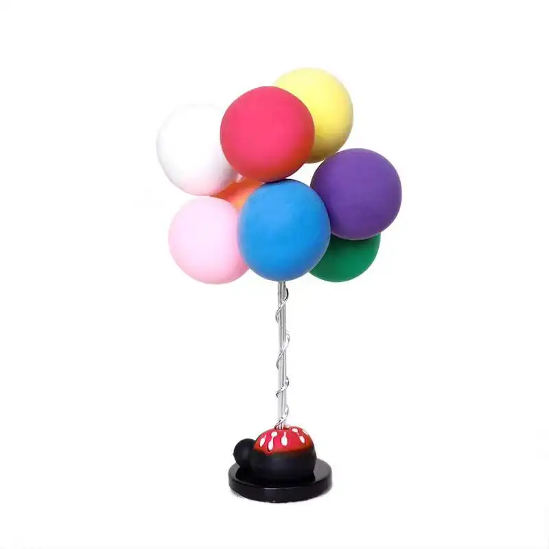 Lovely Balloon Car Decoration Charming Auto Ornaments Multicolor Mini Console Dashboard Decoration