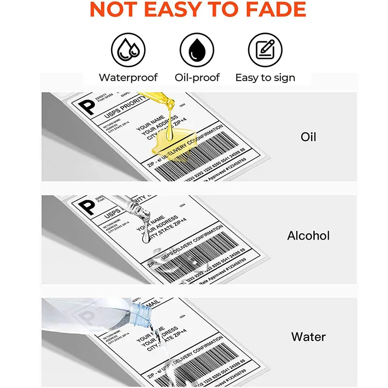 Product Sticker Shipping Thermal Label Printing Custom Adhesive Brand Logo Round Label Rolls