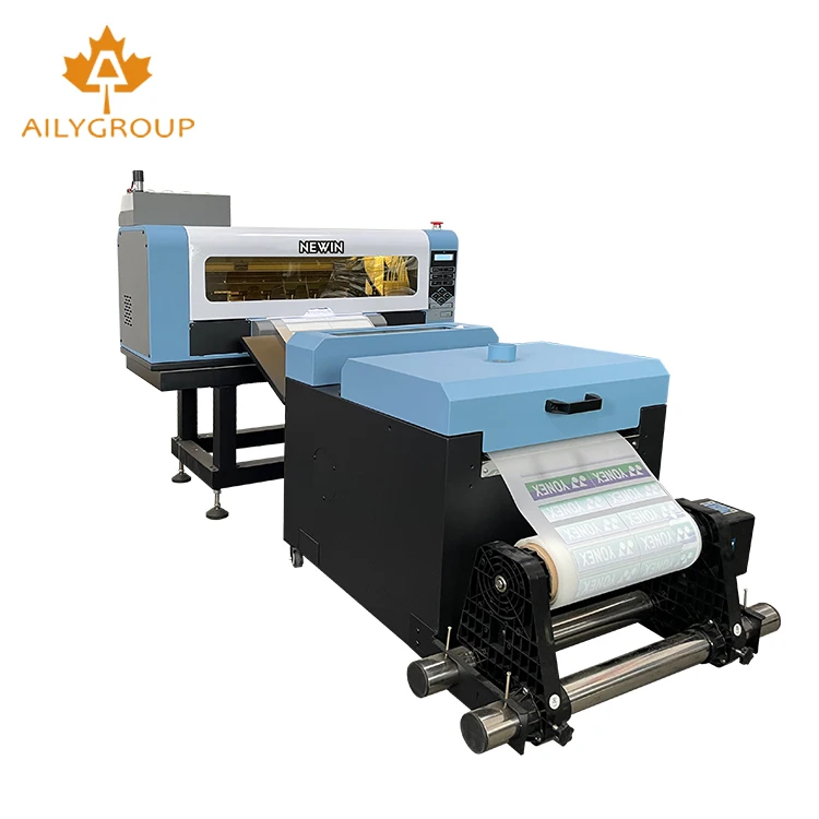 NEWIN A3 DTF 30cm All In One Dual Xp600 Double Head Dtf Printer 5sqm/h 360x1440 Dpi
