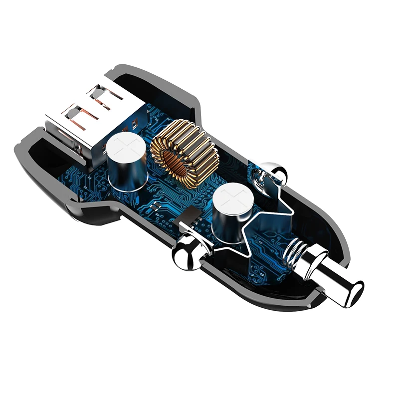 IBD Mini Design Single Port QC3.0 4.0 18W Quick Charge Car Charger With Matte Finish Bottom For iPhone 12&13