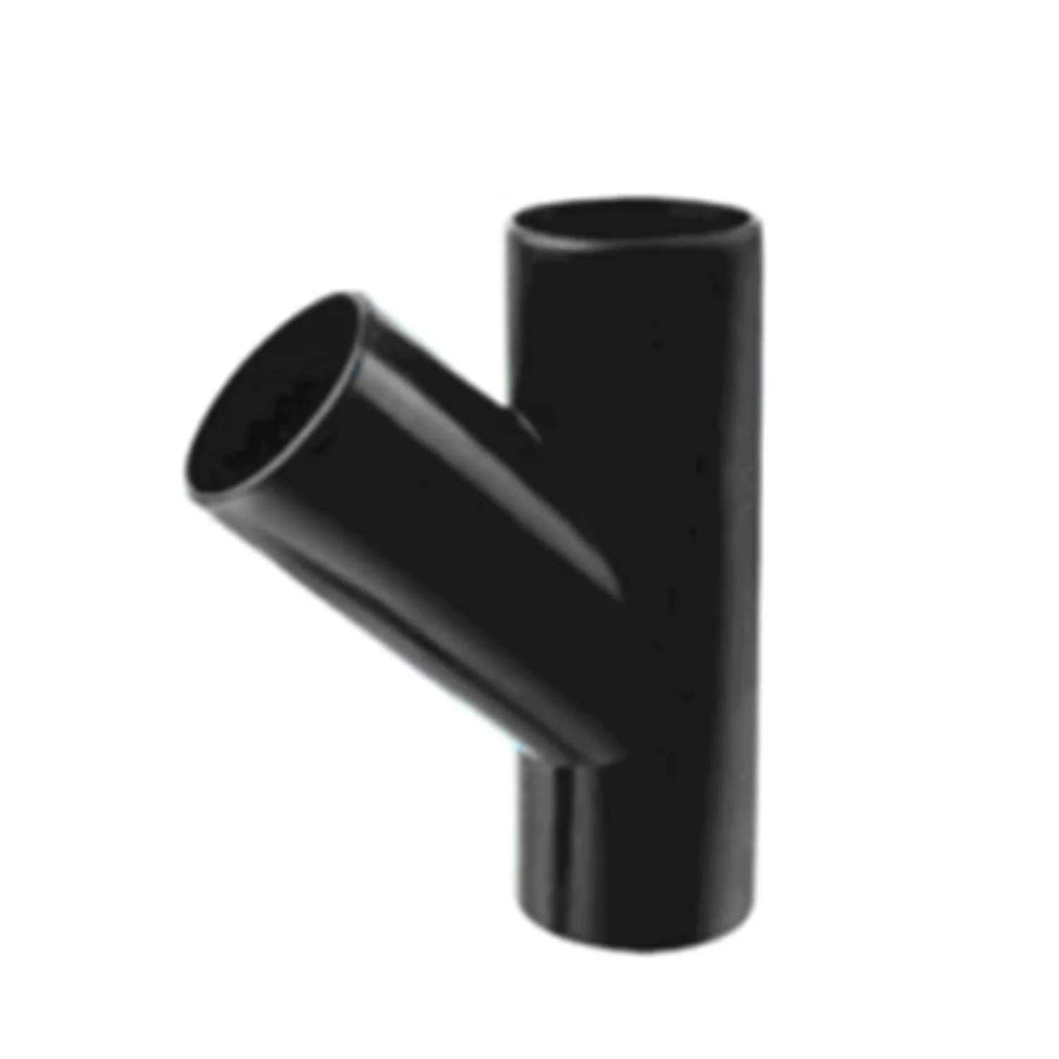 Plastic HDPE Fittings Hdpe Material 45 Degree Y Branch Pipe Fitting Lateral Tee Hdpe Reducing Tee Water fitting for Water Pipe