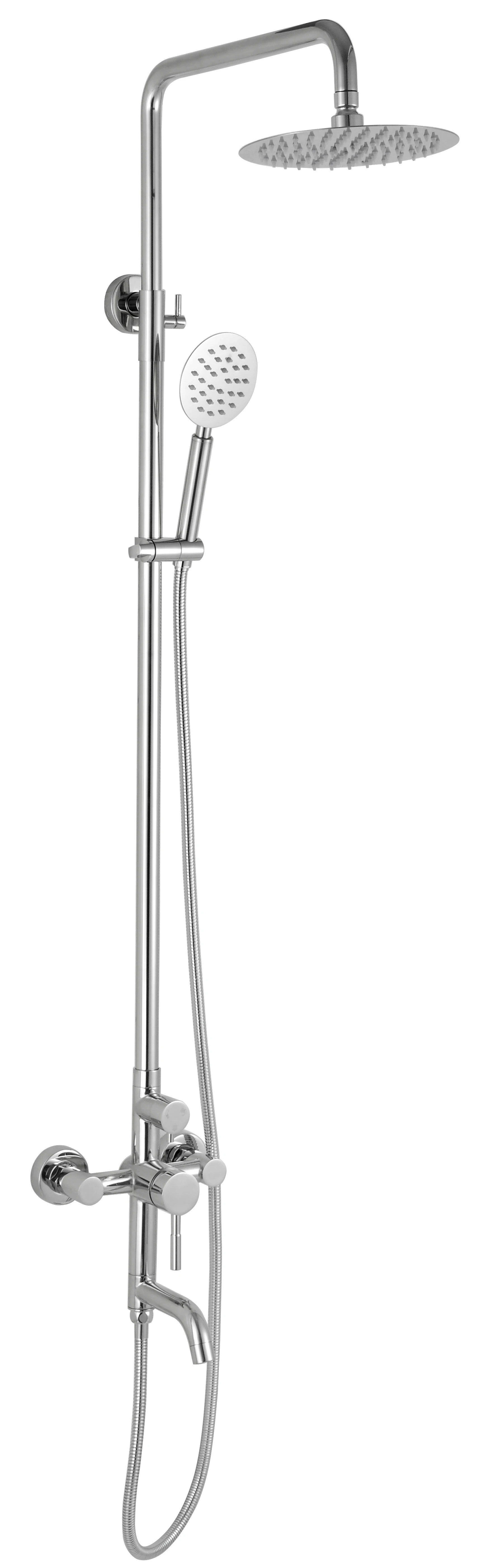 2023 Hot Sale All Weather Chrome Stainless Steel Beach Garden Pool Outdoor Shower