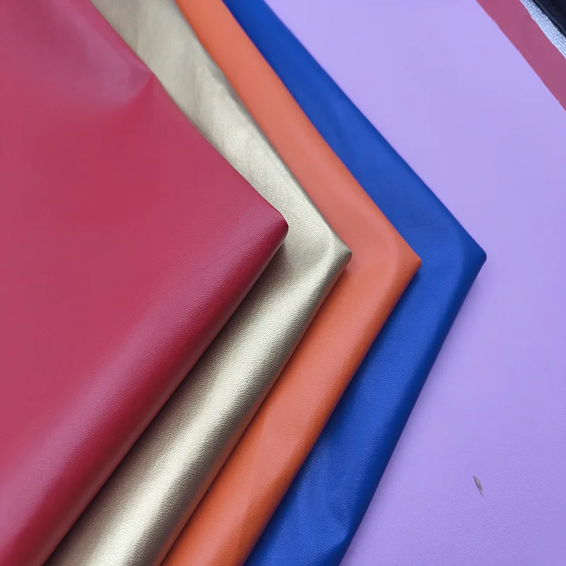 Free Sample 0.5 mm 3D Embossed Artificial Faux Synthetic Leather Upholstery Fabric Nappa PU Leather for Upholstery Phone Case