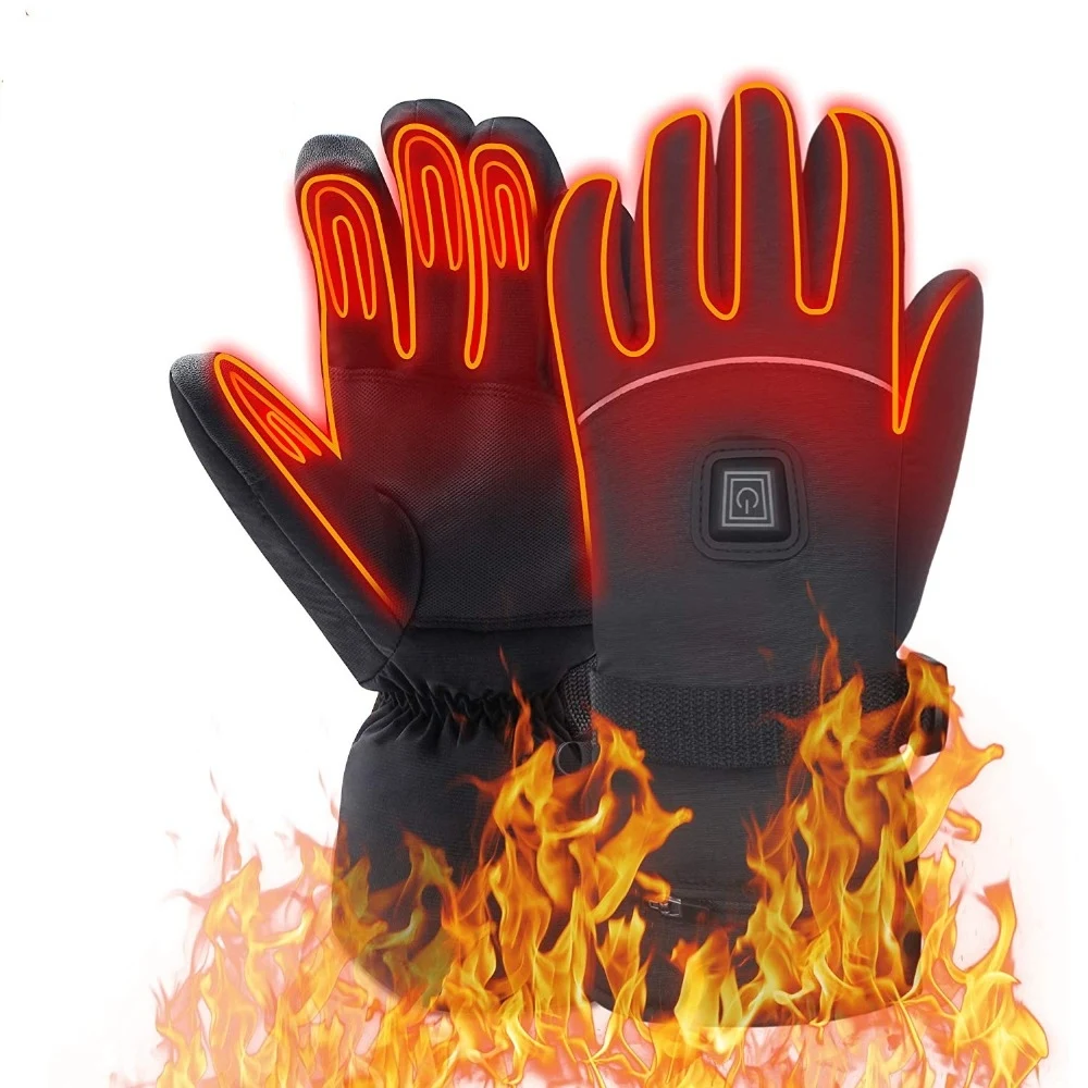 Women/Man Winter Insulated Heated Gloves Waterproof Electric Charging Ski/Snowboard Gloves