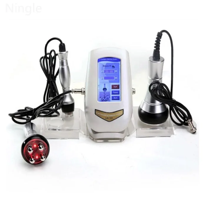 Hot selling portable 3 handles ultrasonic lipo machine radio frequency slim beauty spa machine on sale