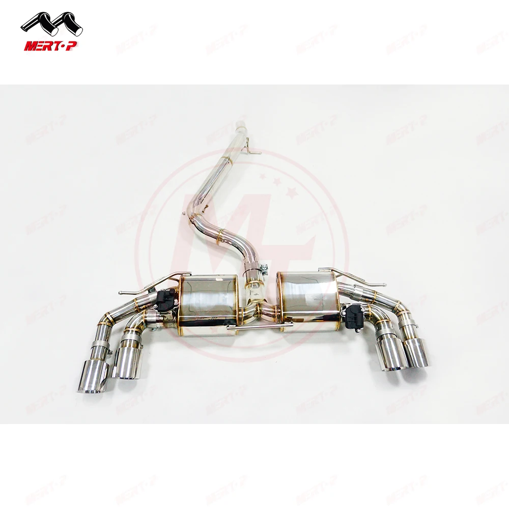 MERTOP RACING SS304 MK7 MK7.5 Golf R 2.0T 2014+ Valvetronic Exhaust Systems Catback