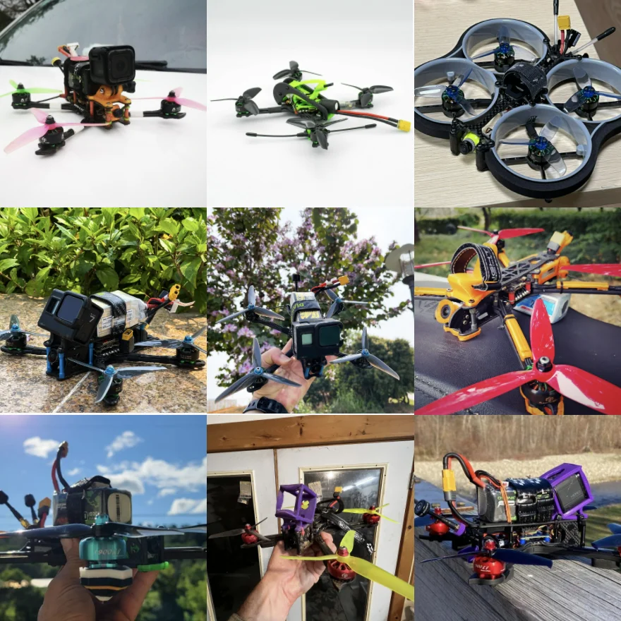 Радиоуправляемый бесщеточный двигатель bldc FlashHobby A1207 1207 7000KV 3-4S для FPV гоночного дрона мультикоптера игрушечного