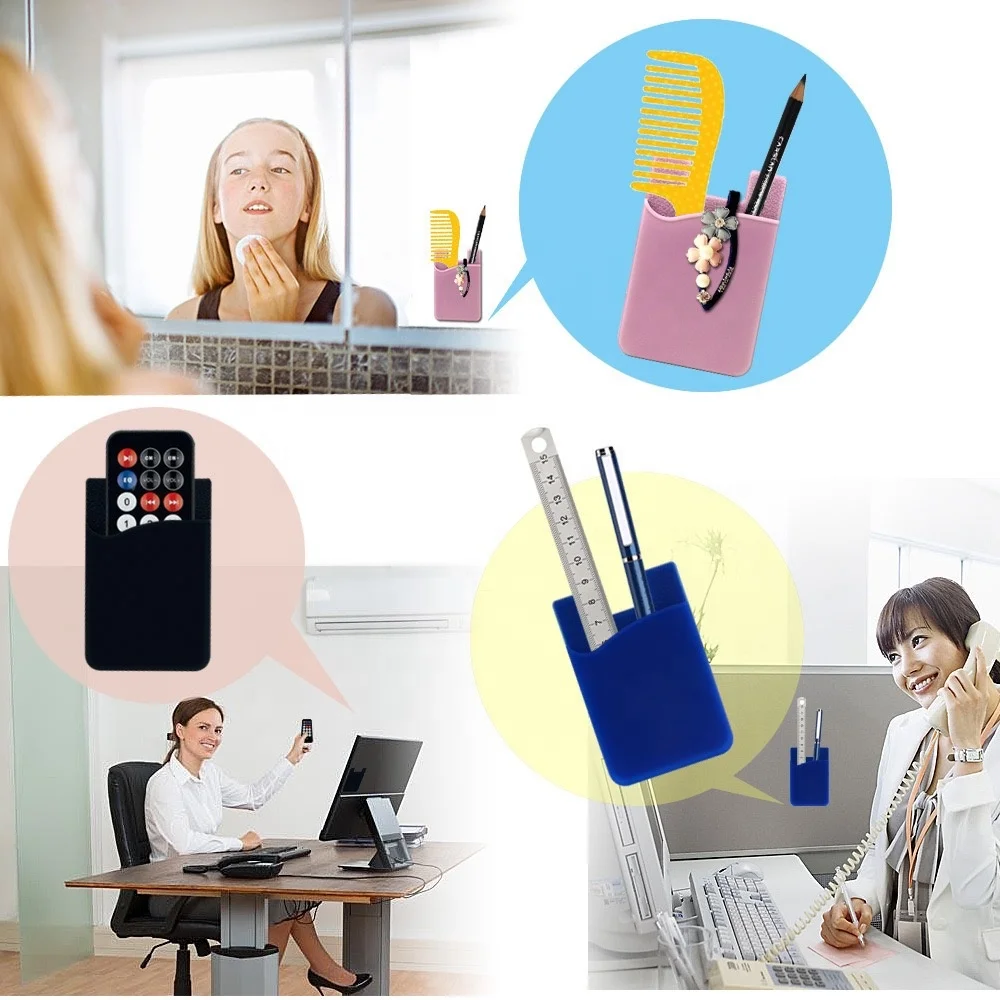 Wholesale Silicone Easy Install Slim Magnetic Phone Card Bag Holder For Magsafe Wallet For Magsafe