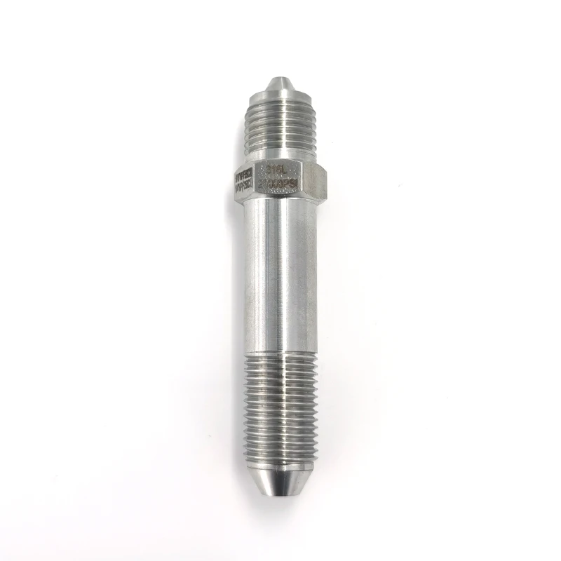 Hydraulic Fitting Hex Joint 316 304 Forged Hexagon 1/2 Nipple Galvanized Seal Fitting Tubing Connector for Oxygen