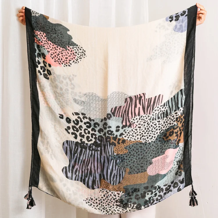 Europe And America Soft Cotton Feeling Printed Scarf 180*90cm Free Shipping