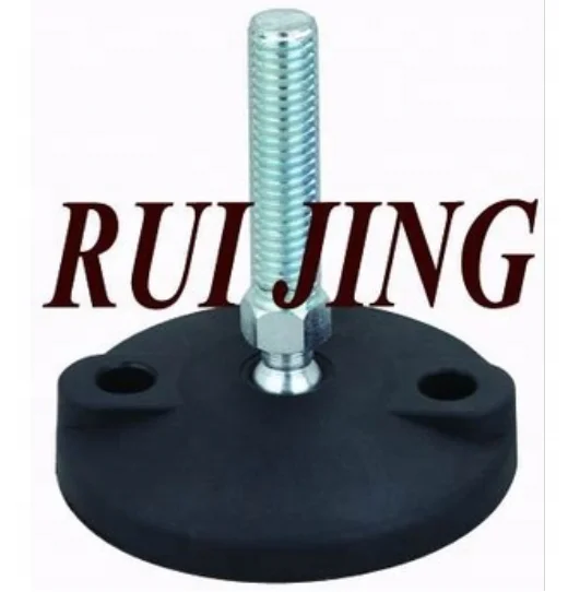 
80mm rubber leveling feet with rubber pad 
