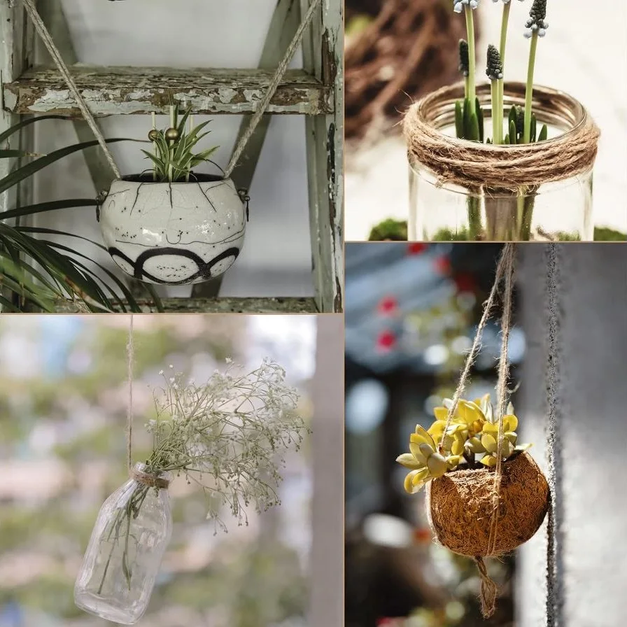 New Arrival Jute Yarn Twine Thread Cord String Hamp Juta Tow twisted straw packing agriculture use handicraft show Made in BD