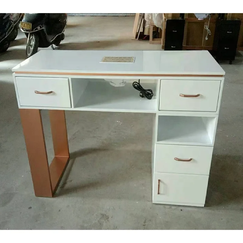 Высококачественный деревянный Маникюрный Стол Для Ногтей Мебель для салона красоты с ящиком хранения