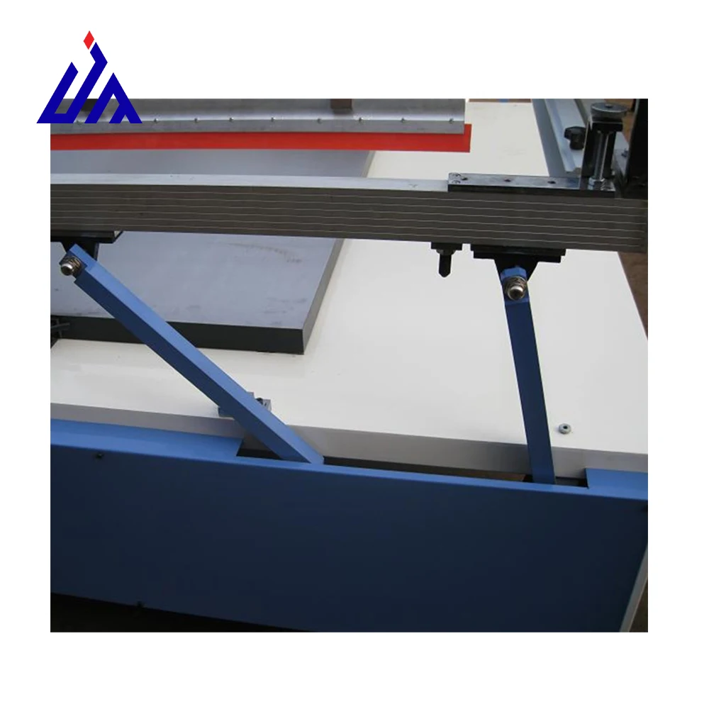 precision large manual format manual flat silk screen printing machine