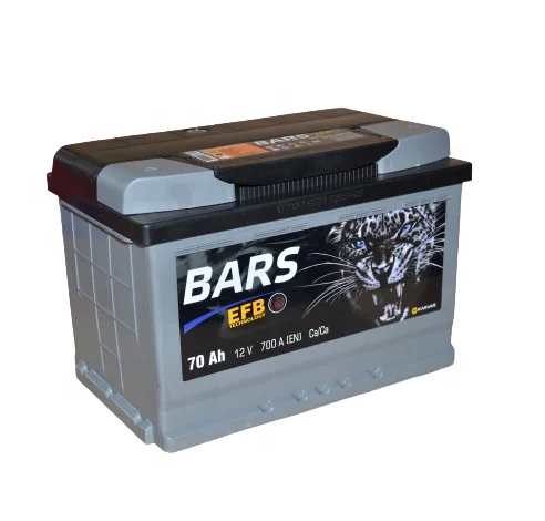Автомобильный аккумулятор EFB 12 в 70 Ач
