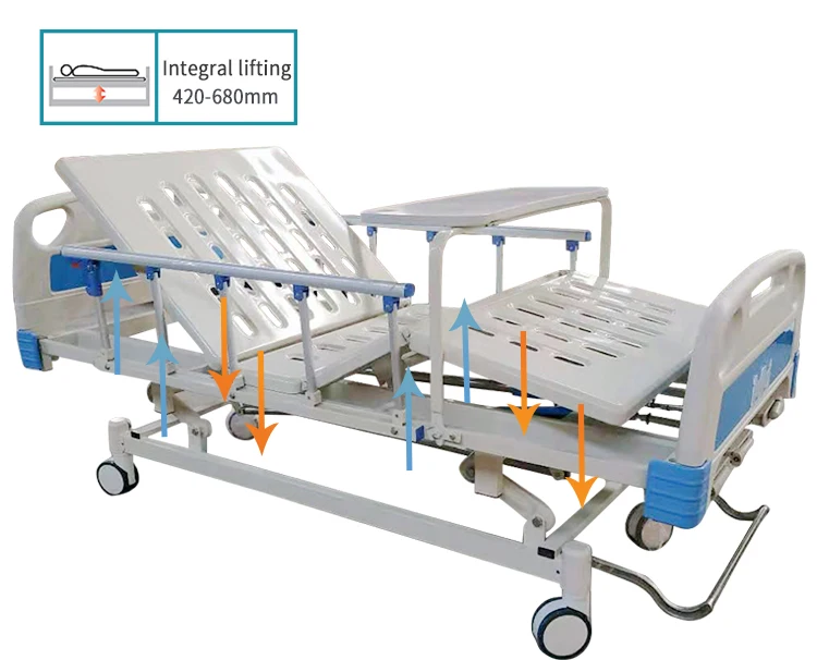 
Cheap 3 functions adjustable hospital bed for patient 