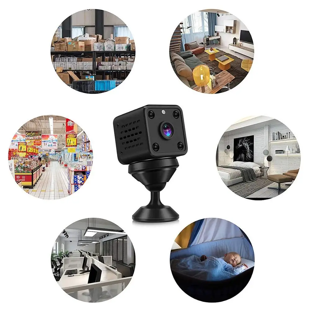 Best 1080P Mini Camera Wifi Indoor Nanny Camera with Night Vision