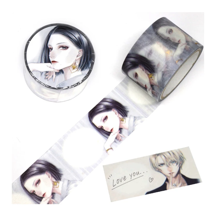 Japan wholesale illustrated stationery custom washi tape set