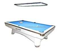 Pool Table Slate Billiards with Led Pool Lamp Light