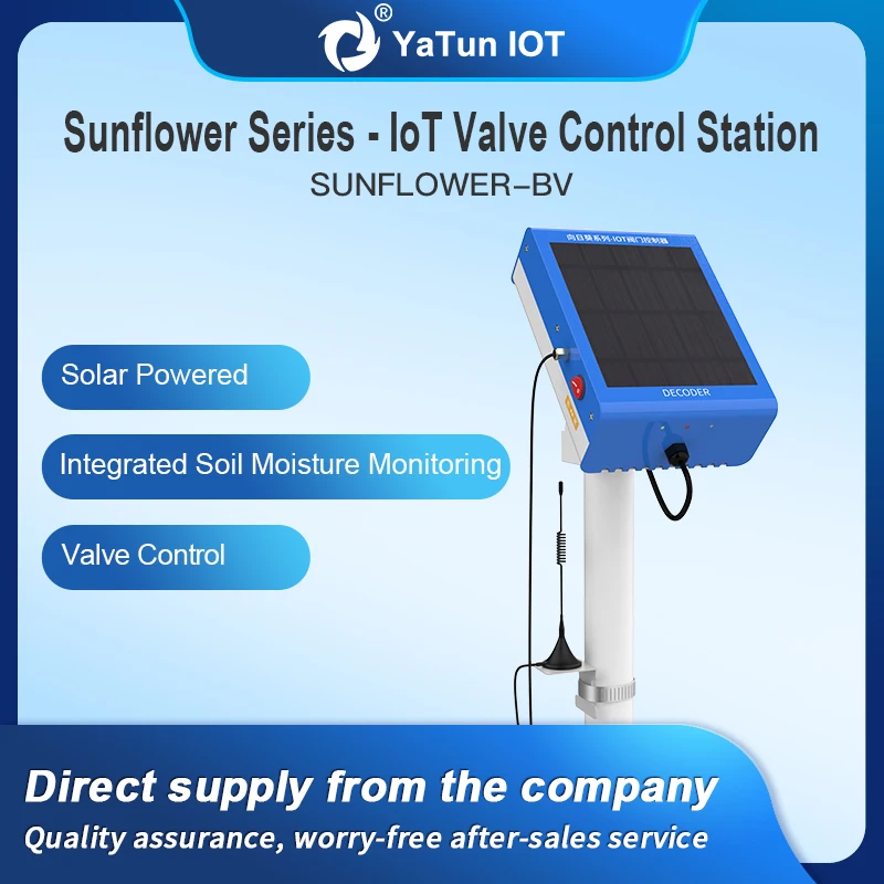 Solar powered  automatic irrigation system devices valve actuator iot agricultural irrigation equipment watering fittings