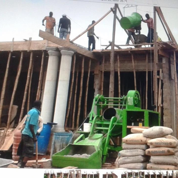 TMH500L Hoist lifting type concrete mixer