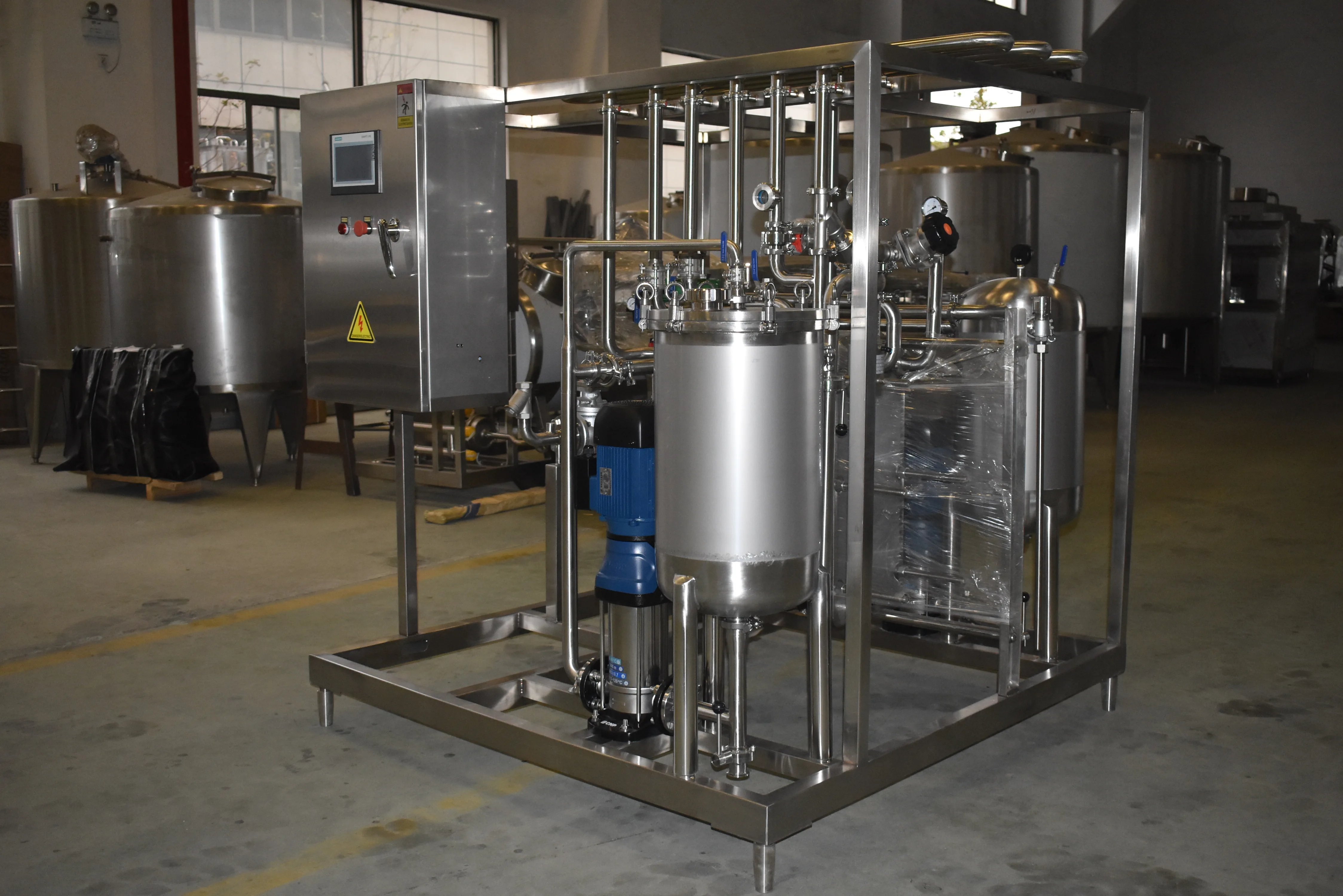 Vegetable Juice Plate Sterilizer Machine Fruit Juice Pasteurization Machine