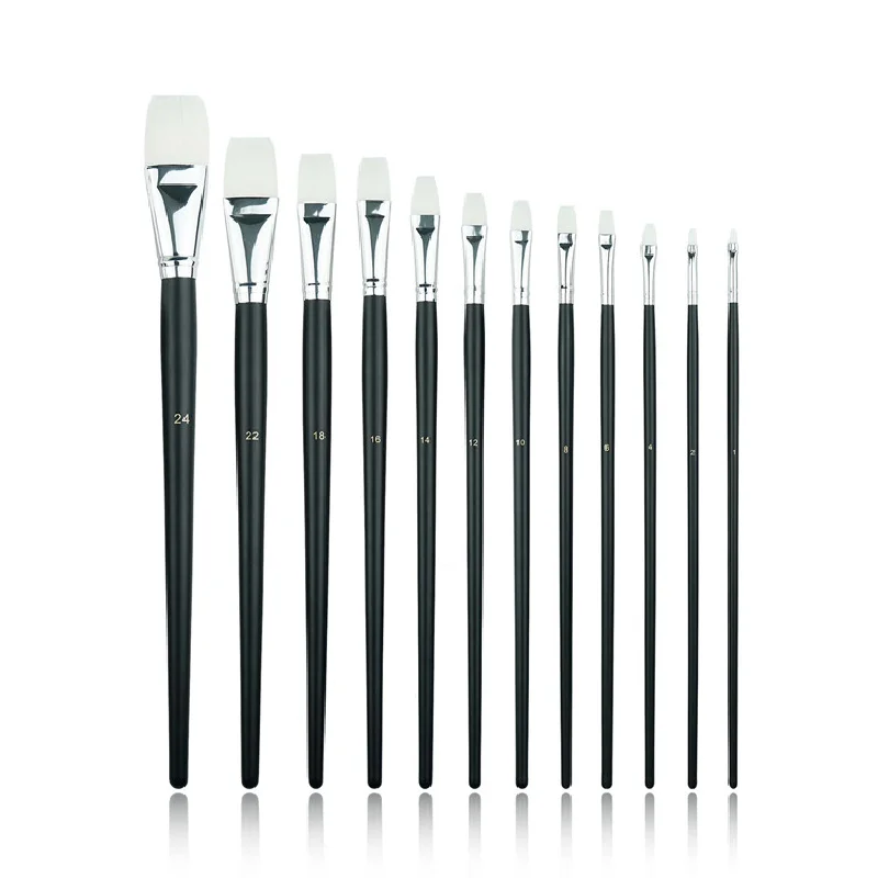 High Quality Custom Wholesale Nylon Hair Artist Brush Professional Watercolor Brush Set