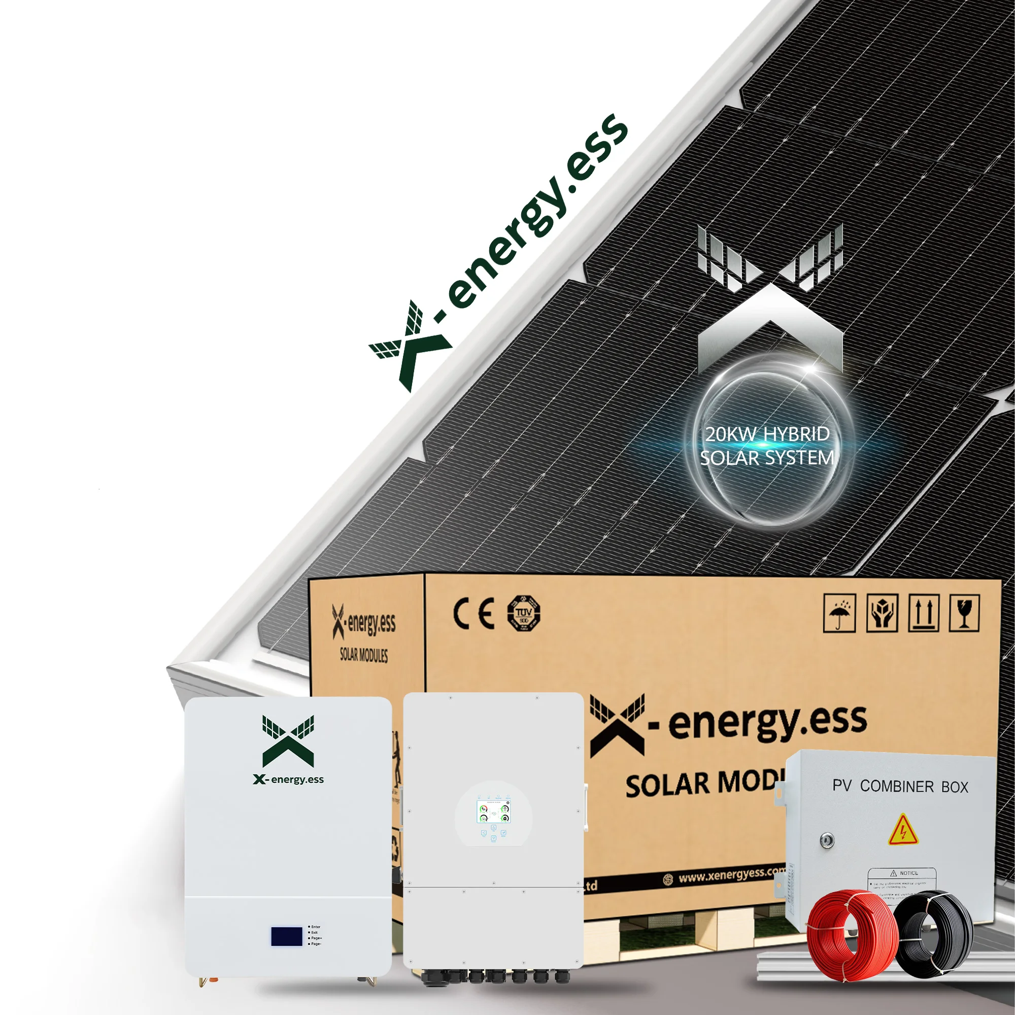 10kw 20kw Home use Hybrid Solar power energy storage Systems 20kwh 30kwh Energy Station Off Grid Systems