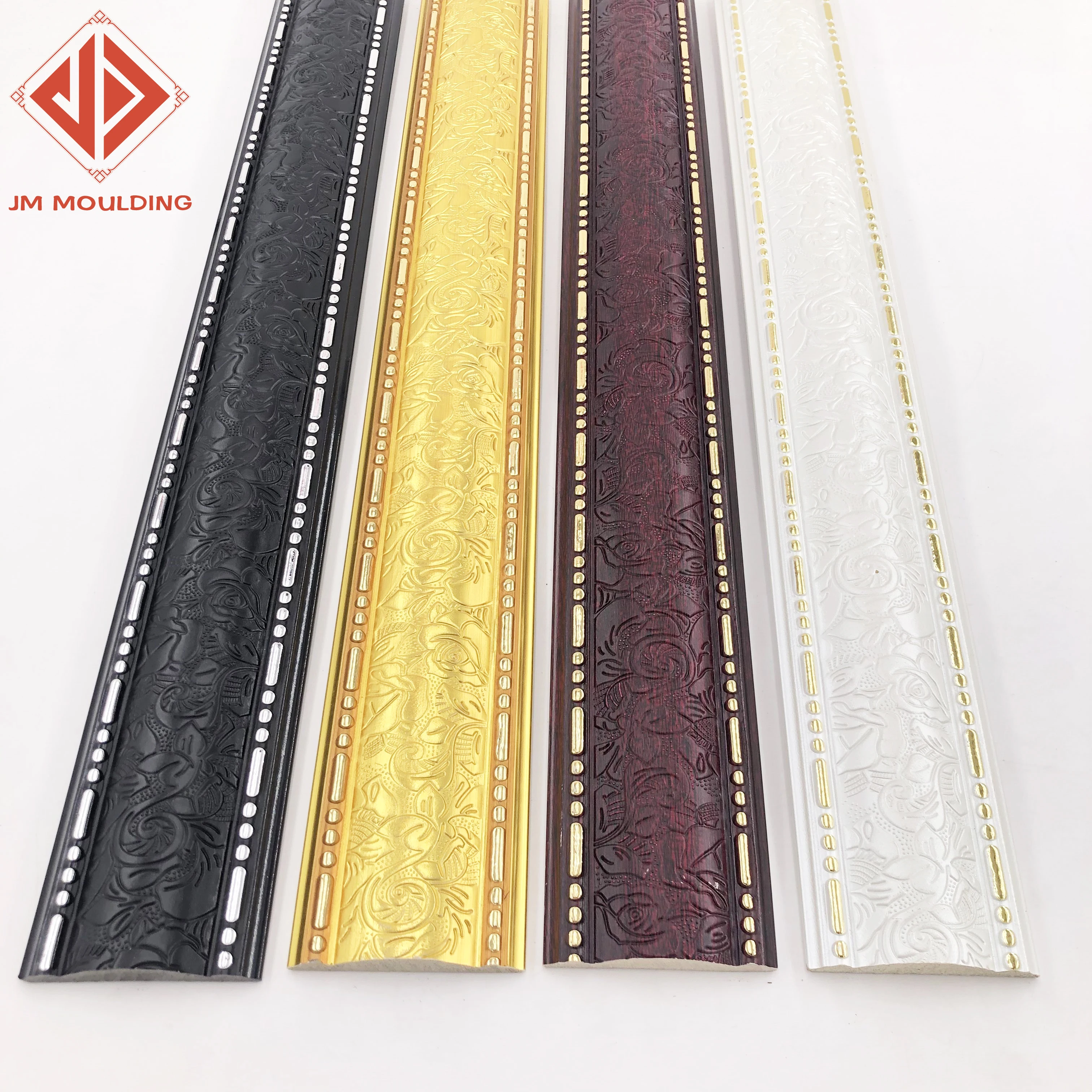 carved PS plastic interior inner wall background decorative mouldings ceiling corner strips