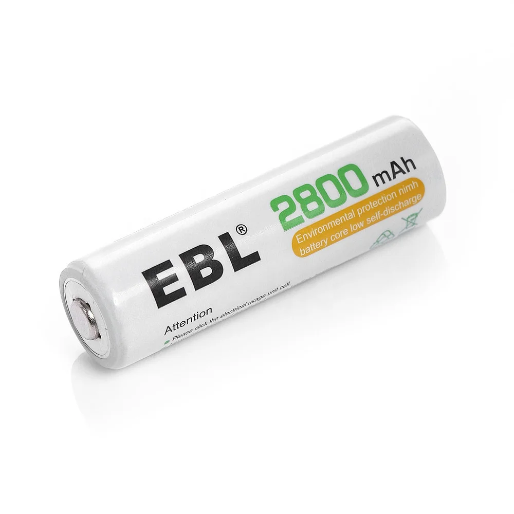  Аккумуляторы EBL AA 2800 мАч перезаряжаемые ni-mh аккумуляторы высокой