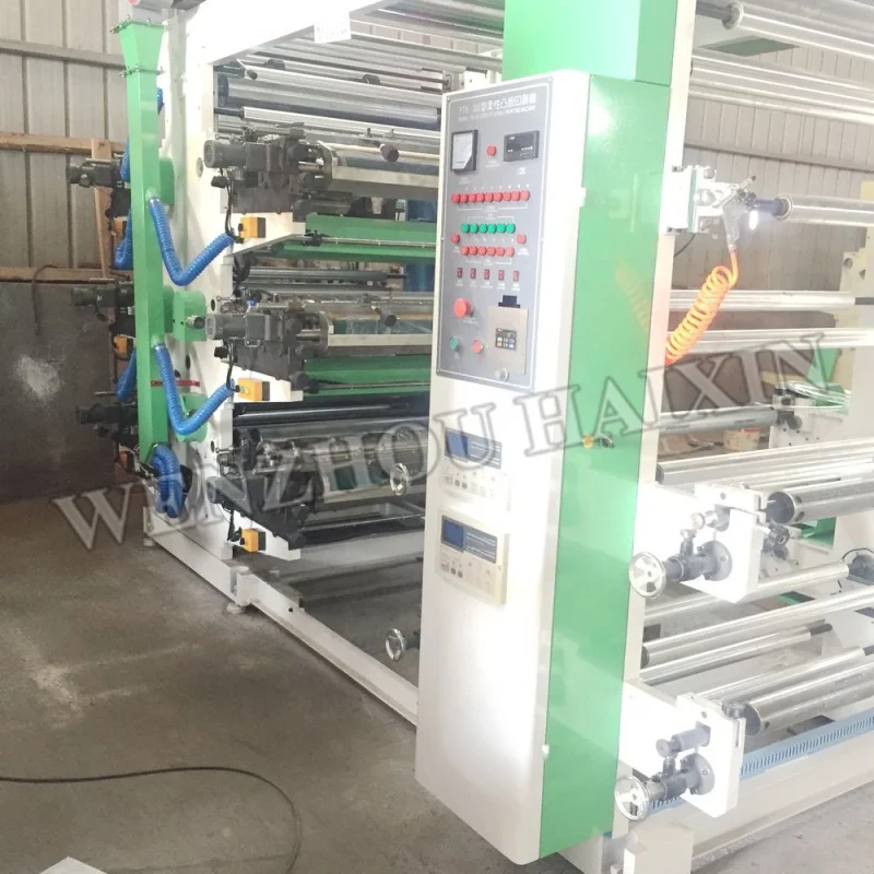6 colors non-woven fabrics flexo printing machine film printer machine
