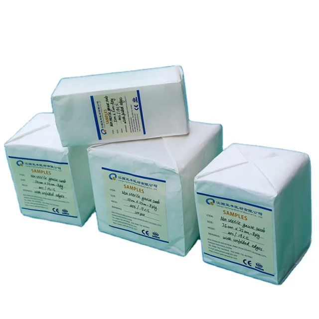 
Gauze Dressing non-sterile gauze 10x10 cm 16 ply 100pcs/pack 