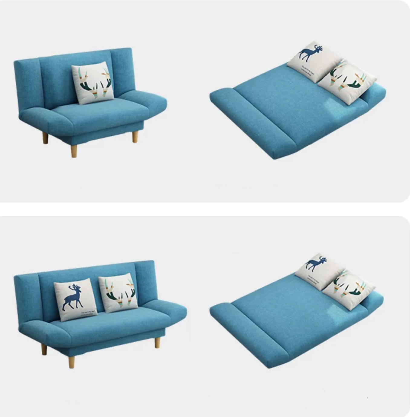 Morden, моющийся небольшой диван для гостиной, ленивый диван-кровать двойного назначения, простой складной многофункциональный, можно распаковать