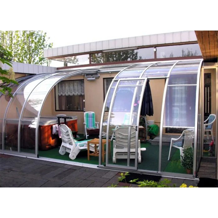 Solarium Patio Cabins Garden Outdoor Rooms Aluminum Frame Outdoor Glass House