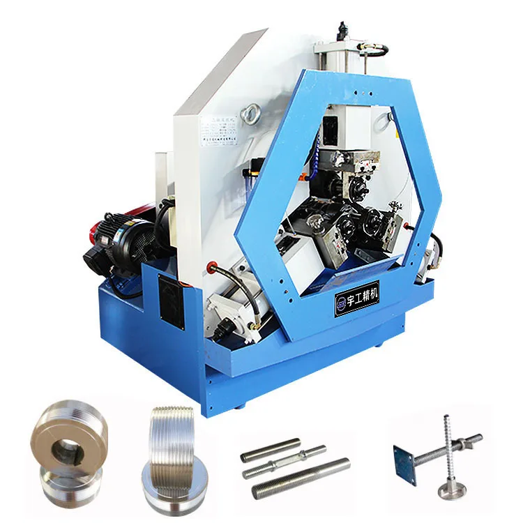 ZC28-6.3 variable speed manual pipe flat die thread rotary rolling machine