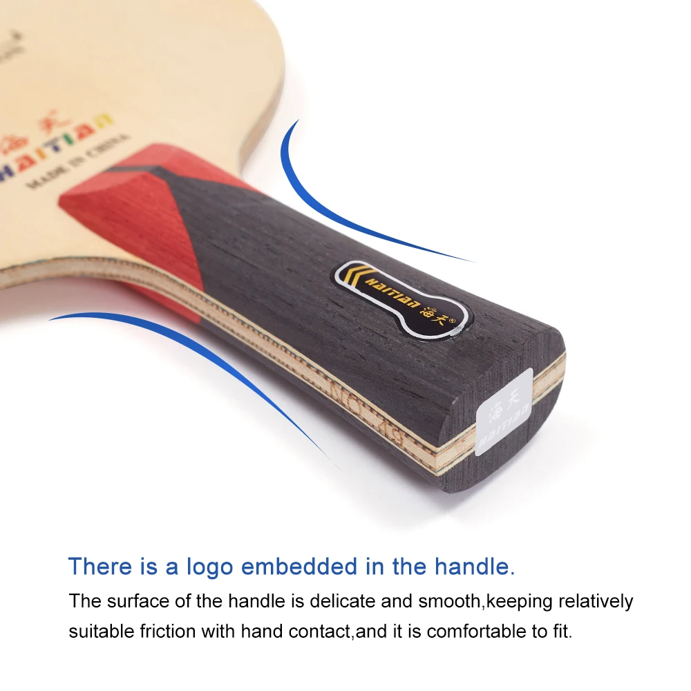 wooden carbon fiber table tennis blade light weight good control ping pong blade