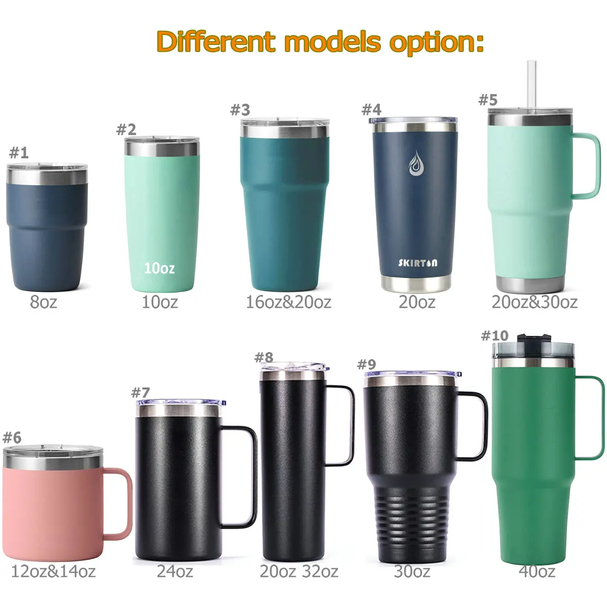 20oz 20 oz 30oz 30 oz ounce powder coated custom stainless steel vacuum double wall tumbler with magnetic lid vasos